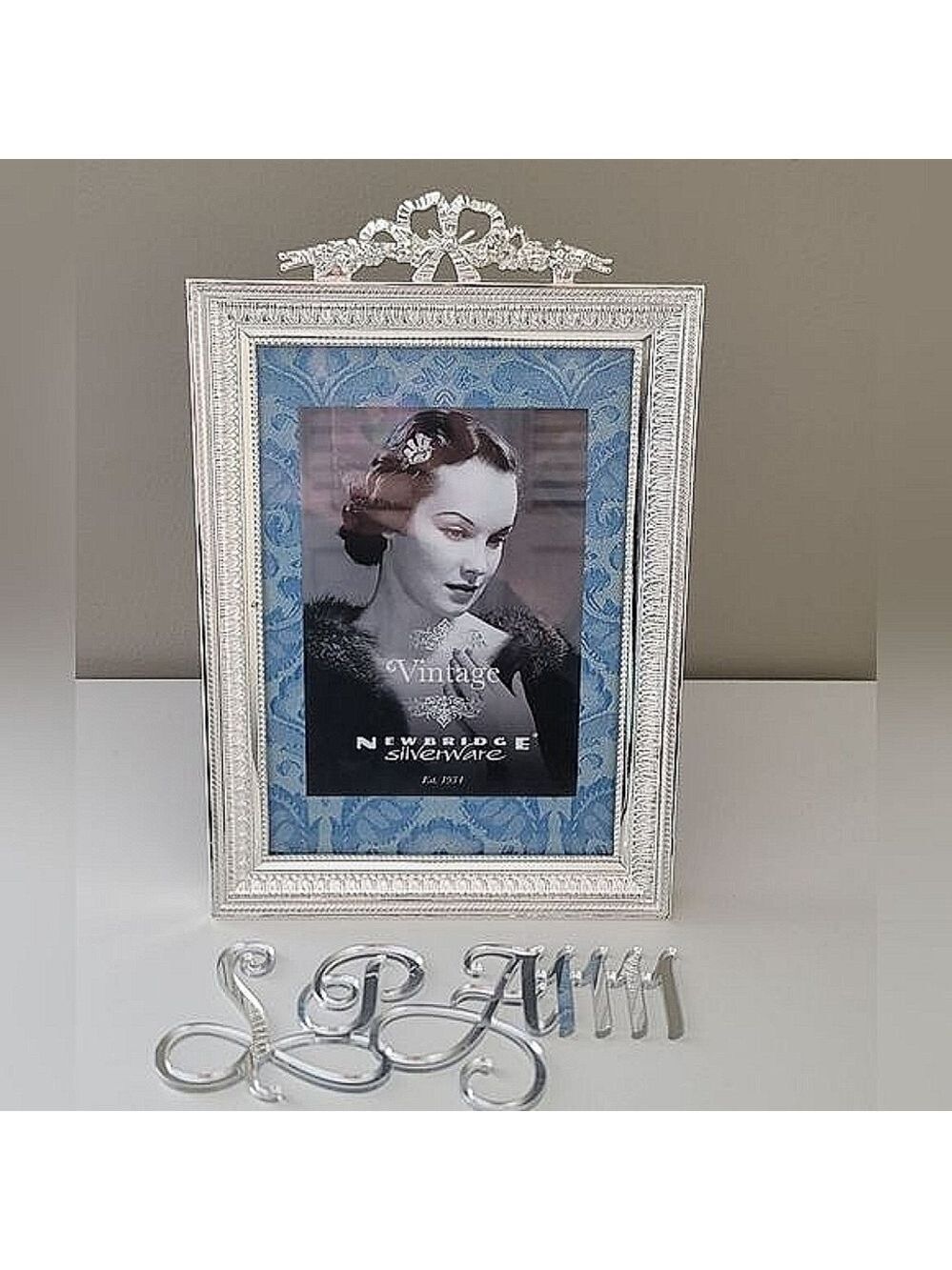 Vintage Picture Frame Silver Tone #1051
